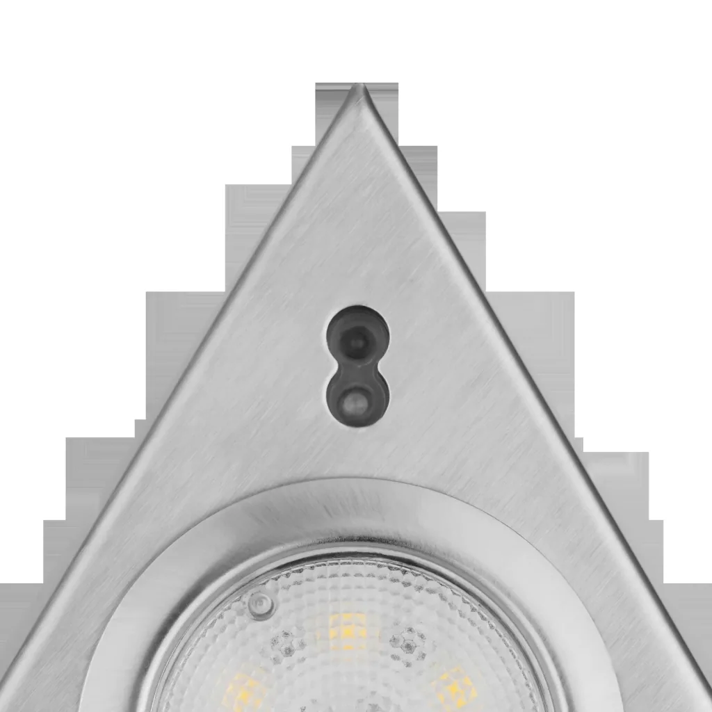 LED Unterbauleuchte TRIANGLE SENSO mit Sensor 3 x 2,5 W Farbe silber