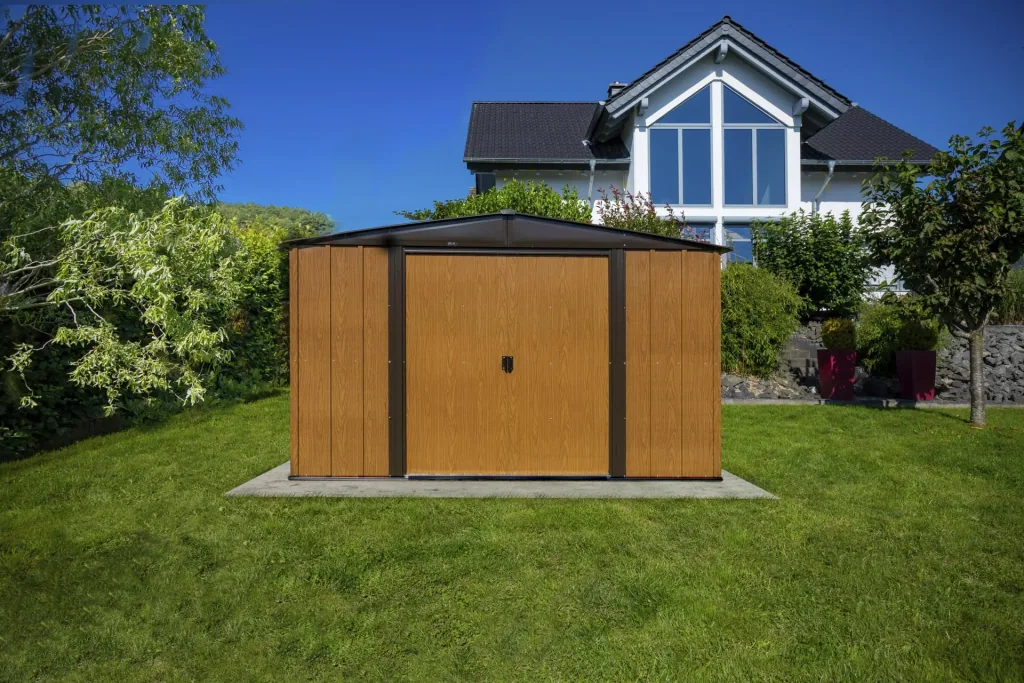 Metallgerätehaus Woodlake 10x8, 313 x 242 x 185 cm