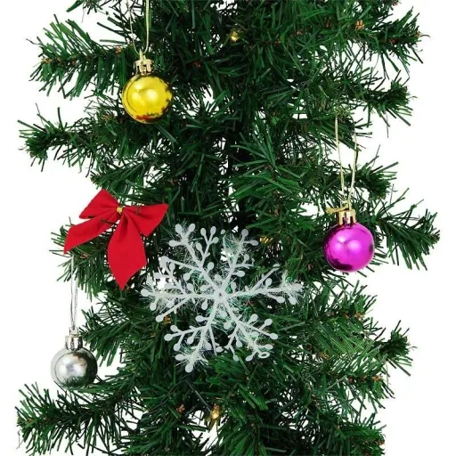 Girlande Weihnachten 5m mit 80 LED's inkl. Dekoration für drinnen & draussen