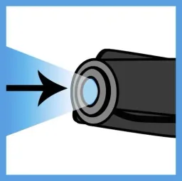 Scheinwerfer-Reparaturstift 5 g - inklusive blauem LED-Licht - klar