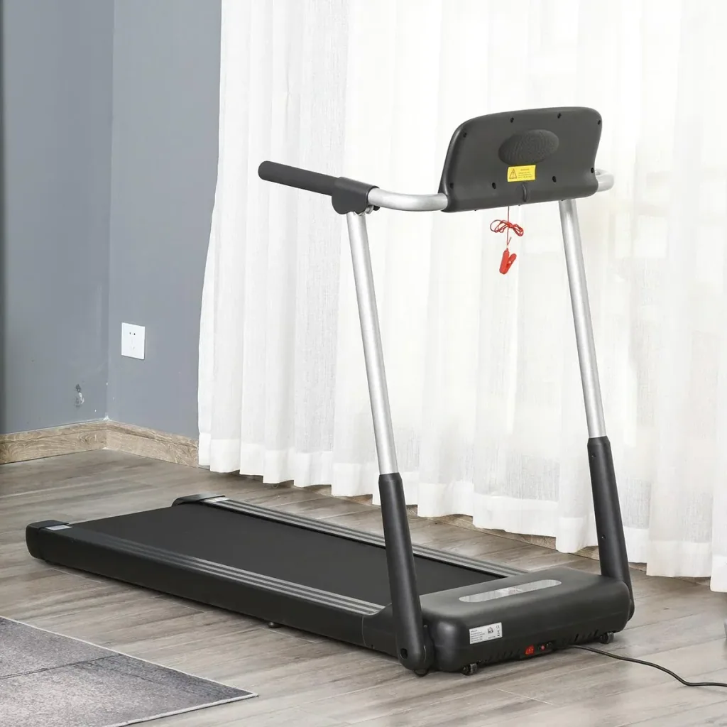 Elektrisches Laufband mit LED-Display Faltbares Fitnessgerät 1-12 Km/h Stahl Schwarz 138 x 67 x 111 cm