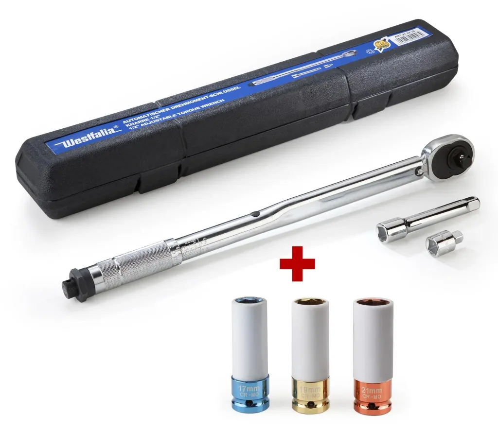 Automatischer Drehmomentschlüssel Satz + 3-teiligem Steckschlüssel Set