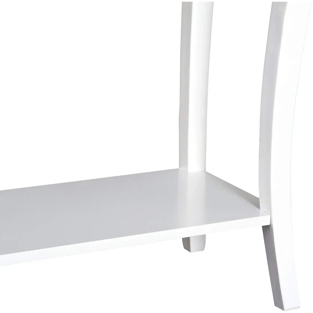 Konsolentisch Konsole Sideboard mit 2 Schubladen Weiß