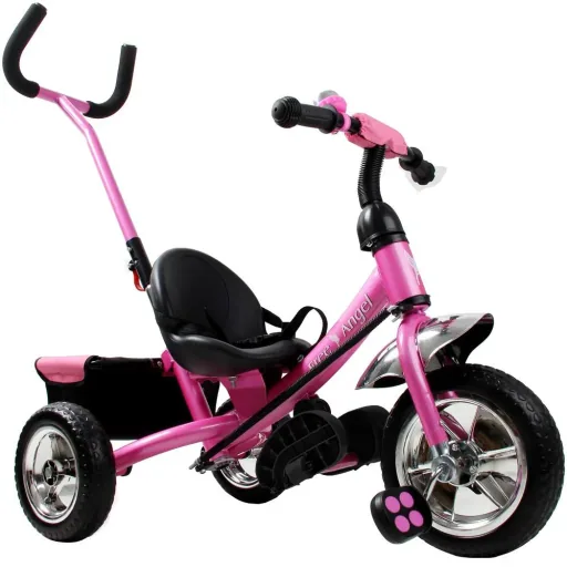 Kinder Dreirad Engel - Metall - Lenker - Rosa