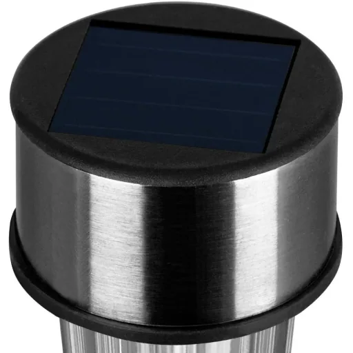 LED Solarlampen 8er Set - Edelstahl - Gartenbeleuchtung - Spülenstrahler- 31cm