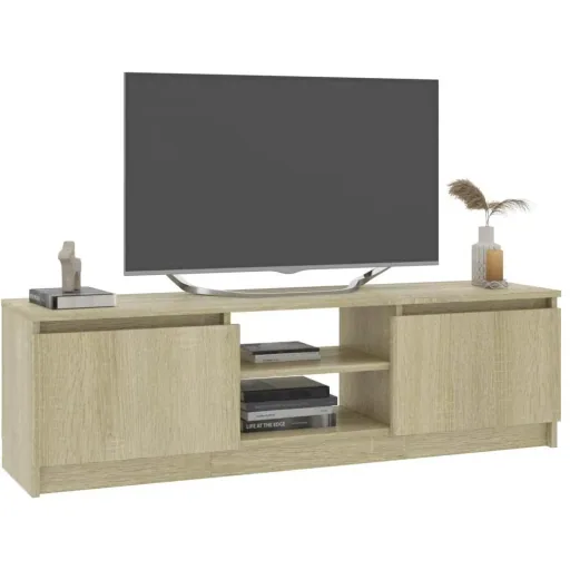 TV-Schrank 120x30x35,5 cm Spanplatte Sonoma Eiche
