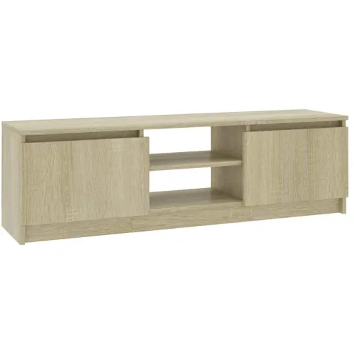 TV-Schrank 120x30x35,5 cm Spanplatte Sonoma Eiche