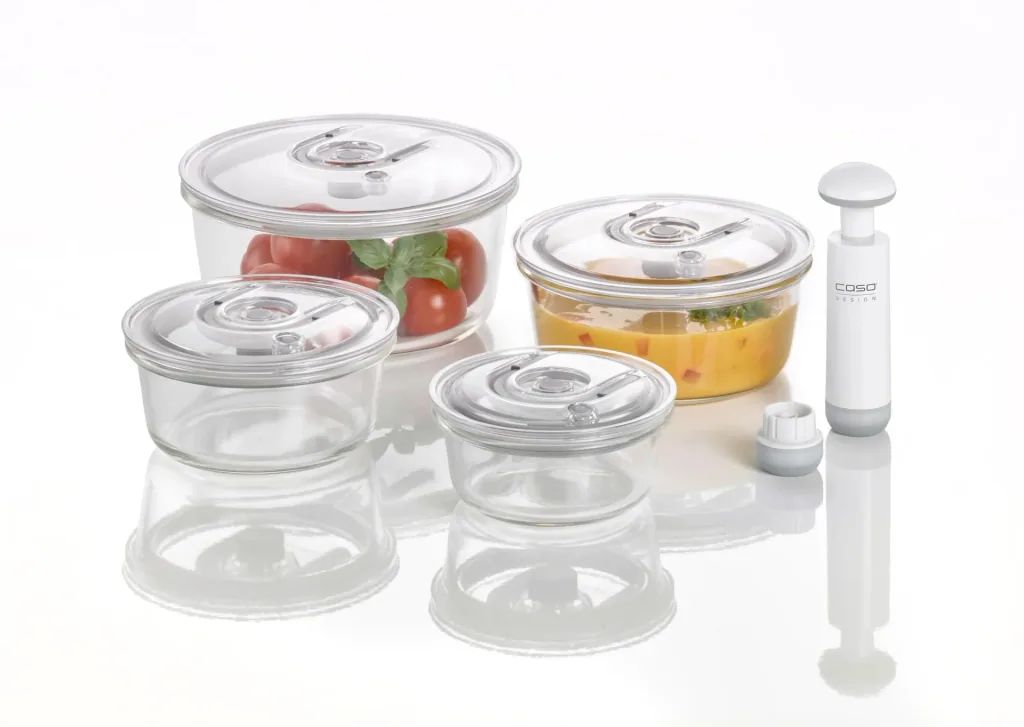 Vakuumbehälter-Set "VacuBoxx R-Set" rund, 10-teilig