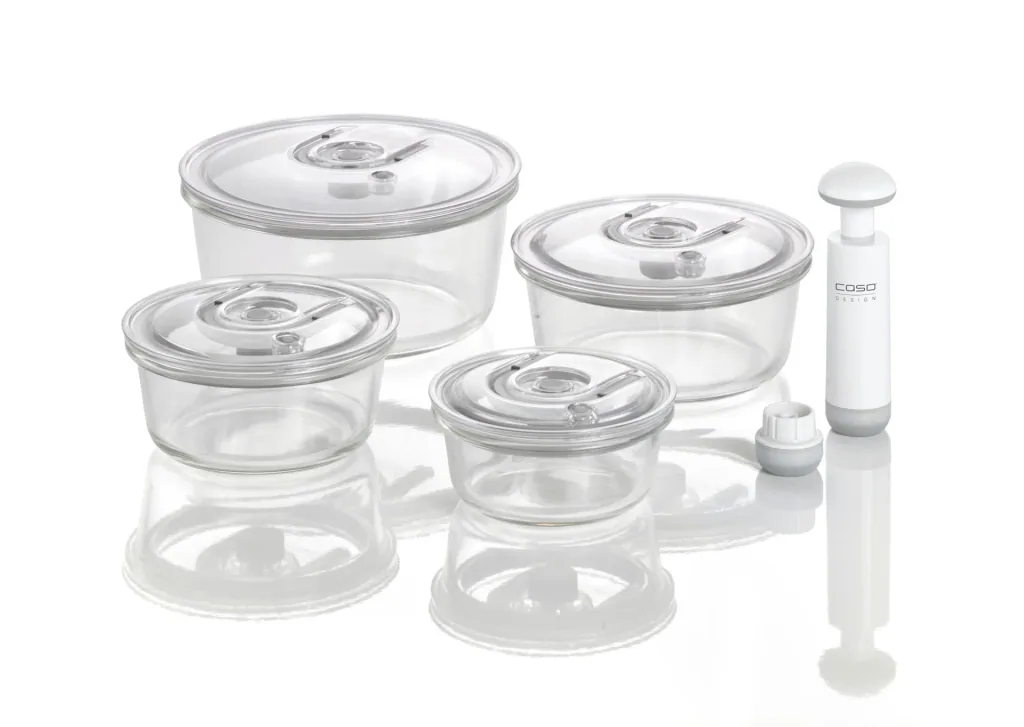 Vakuumbehälter-Set "VacuBoxx R-Set" rund, 10-teilig