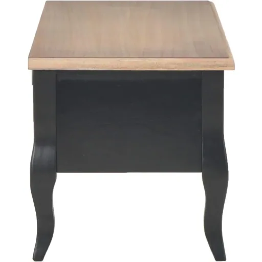 TV-Schrank 100x35x35 cm Holz schwarz