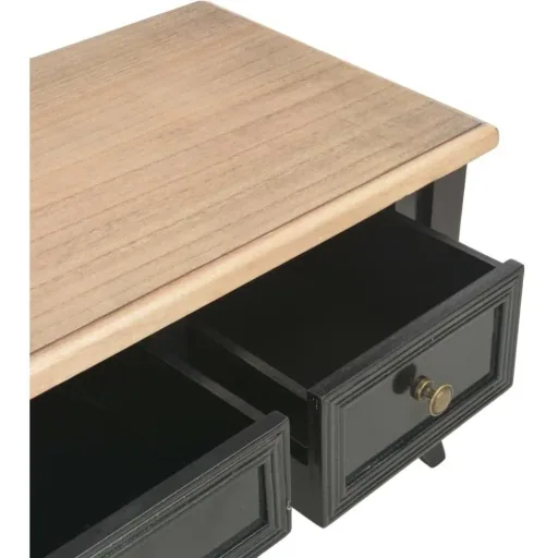 TV-Schrank 100x35x35 cm Holz schwarz