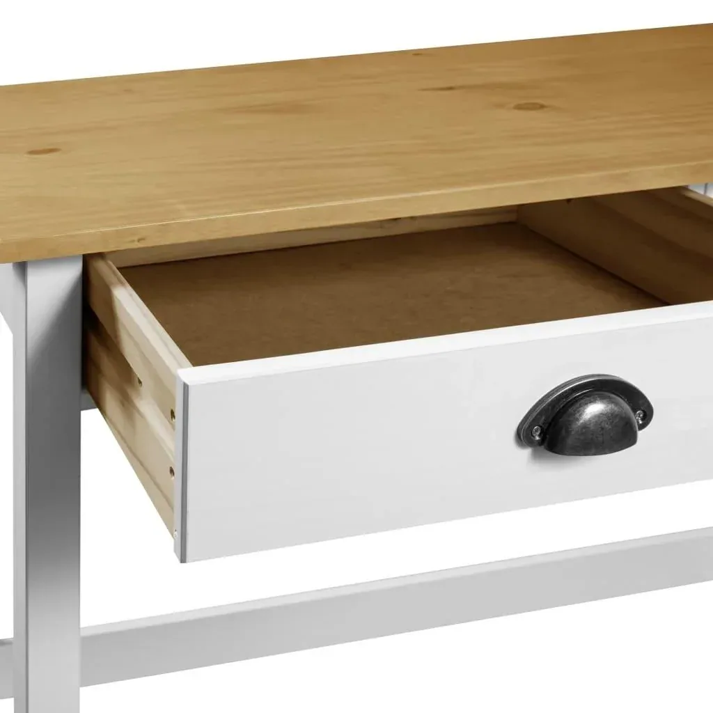 Wandtisch Hill Range mit 2 Schubladen 110x45x74 cm Kiefer