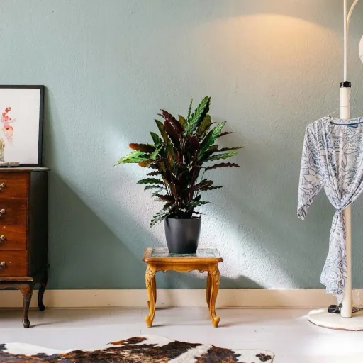 Aufblühende Pfauenpflanze - Calathea Rufibarba - Groß - 50-60cm - 1 Stück