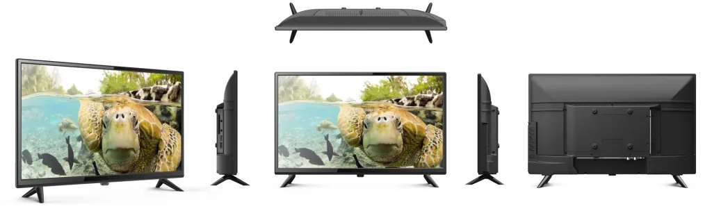 19 Zoll LED TV inkl. DVB-T Antenne, 12/24 und 230 Volt