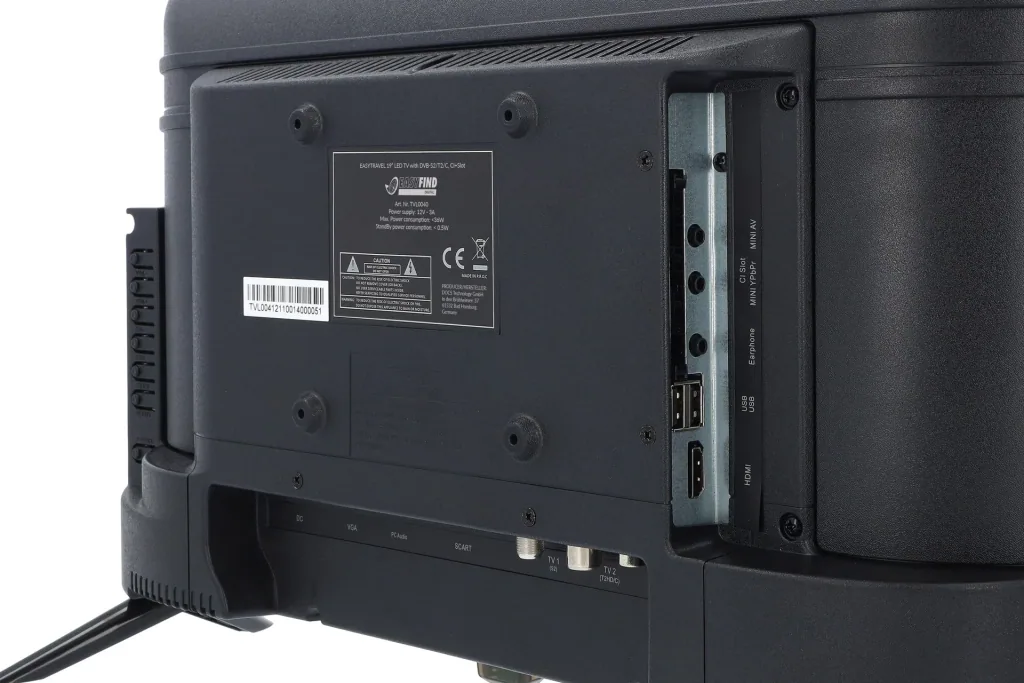 19 Zoll LED TV inkl. DVB-T Antenne, 12/24 und 230 Volt
