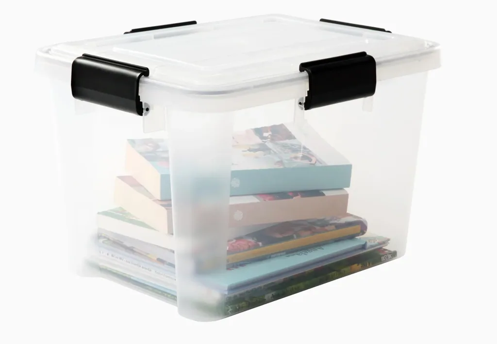 Wasserdichte Box AT-SD C/C/Bk, transparent, 20 Liter