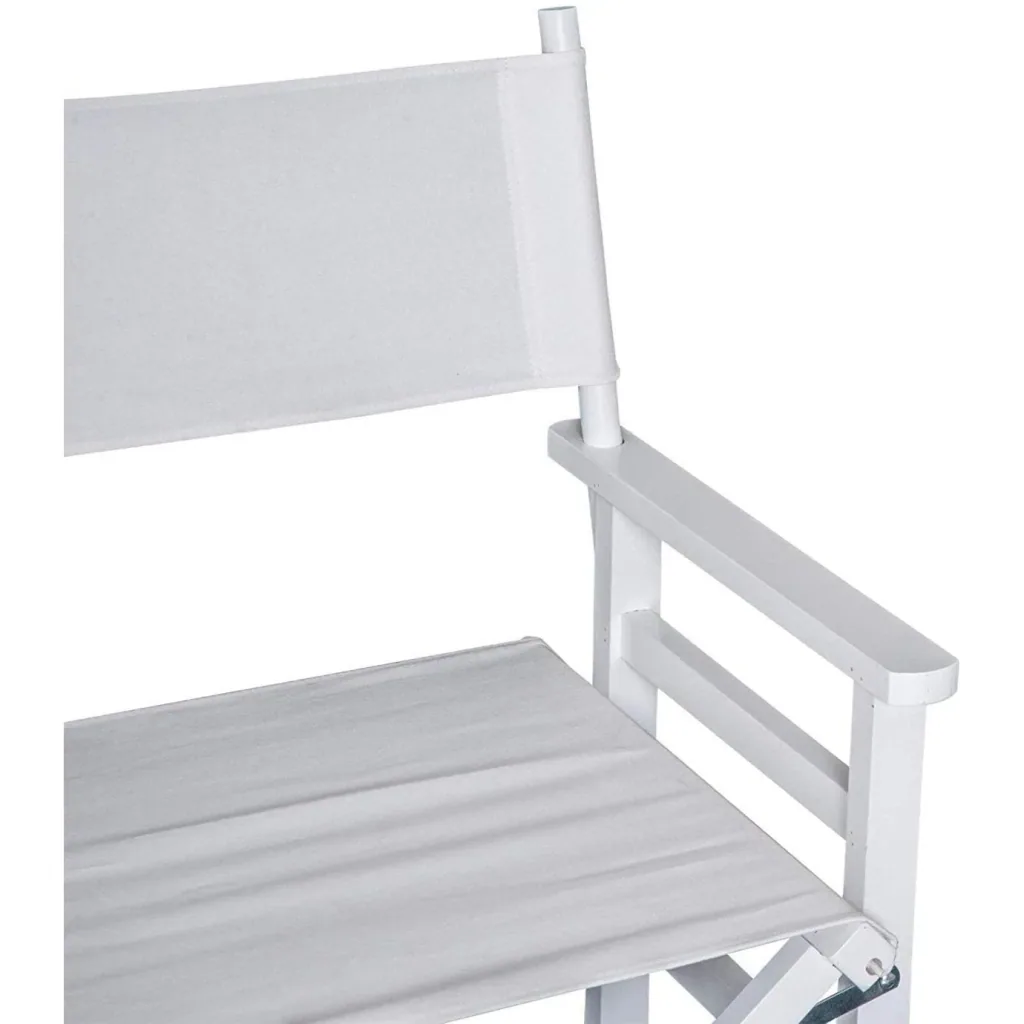 Gartenstuhl Klappbar Regiestuhl Landhaussessel H88cm Buche Weiß
