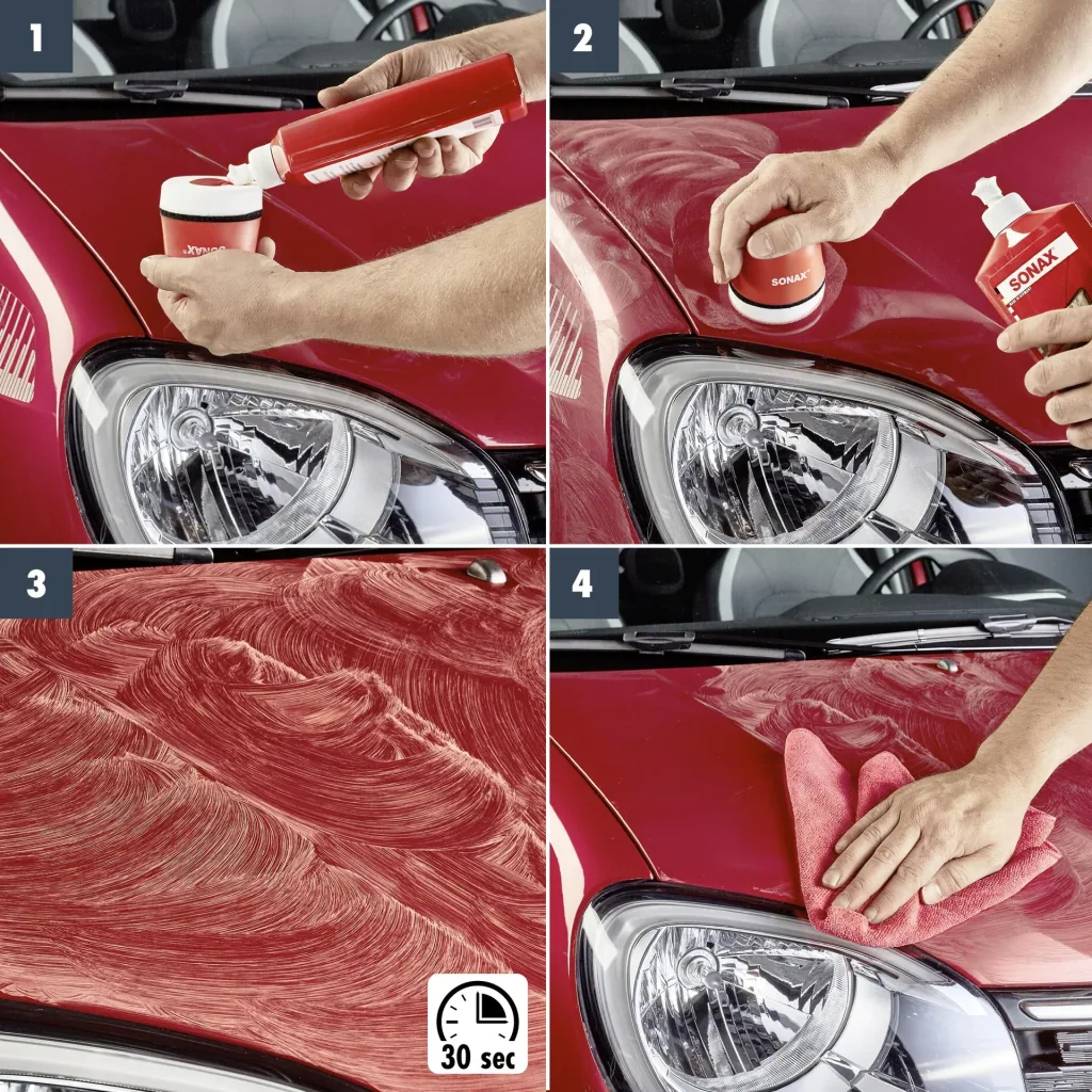 Polish+Wax Color rot 500 ml