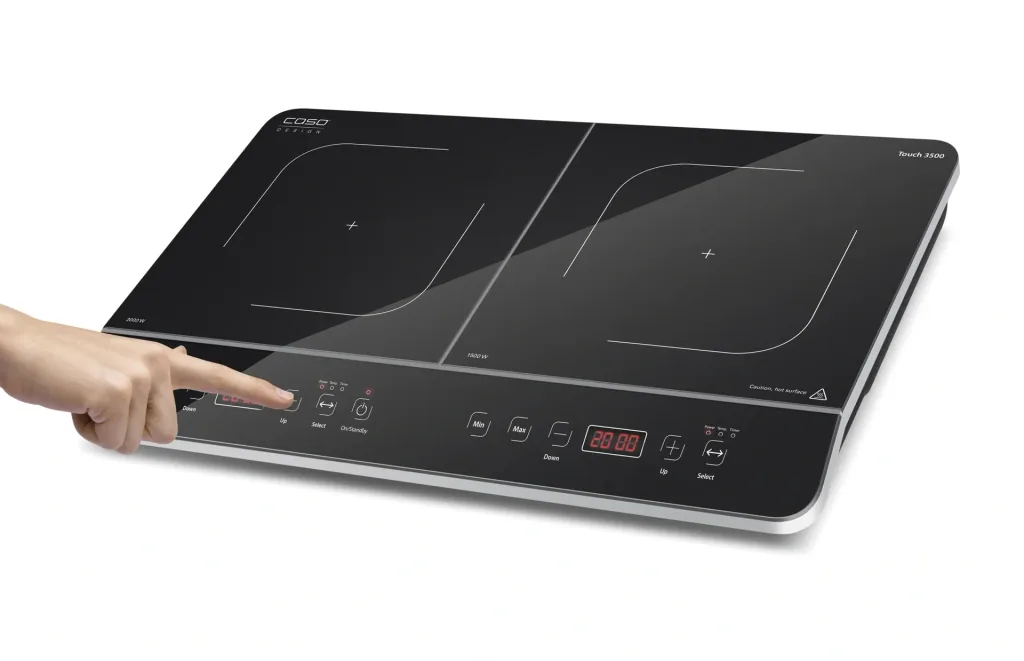 Doppel-Induktionskochfeld „Touch 3500“, Glaskeramik, 3500 Watt