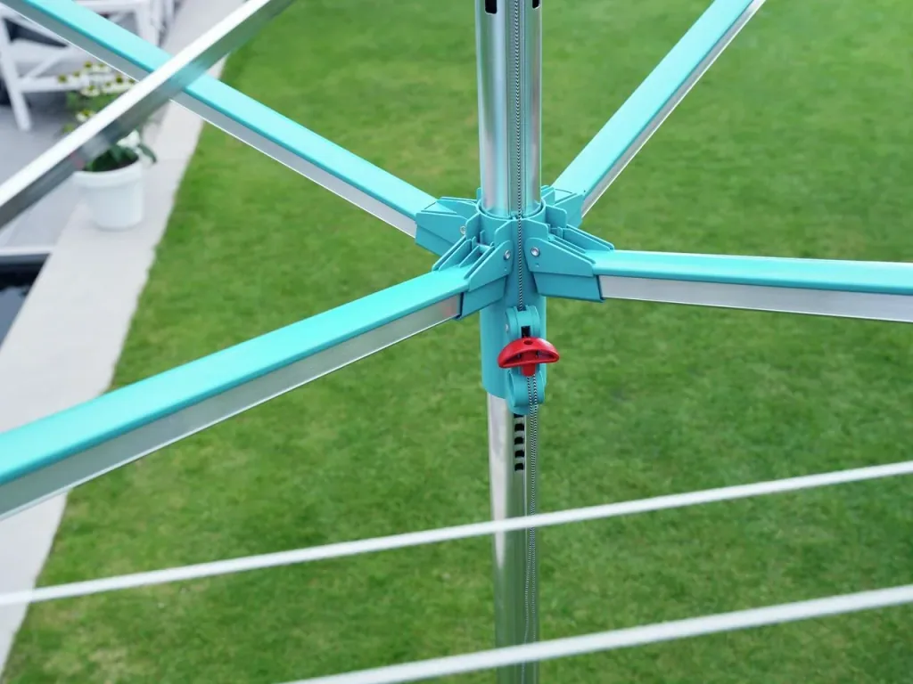 Wäscheschirm "Linomatic 400 Easy", 40 Meter Trockenfläche, 4 Waschladungen