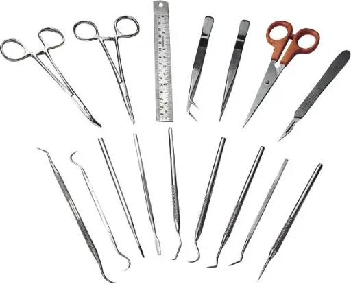 Feinwerkzeug Set, 17-teilig für Bastler im Etui mit Reißverschluss (100% Polyamid)