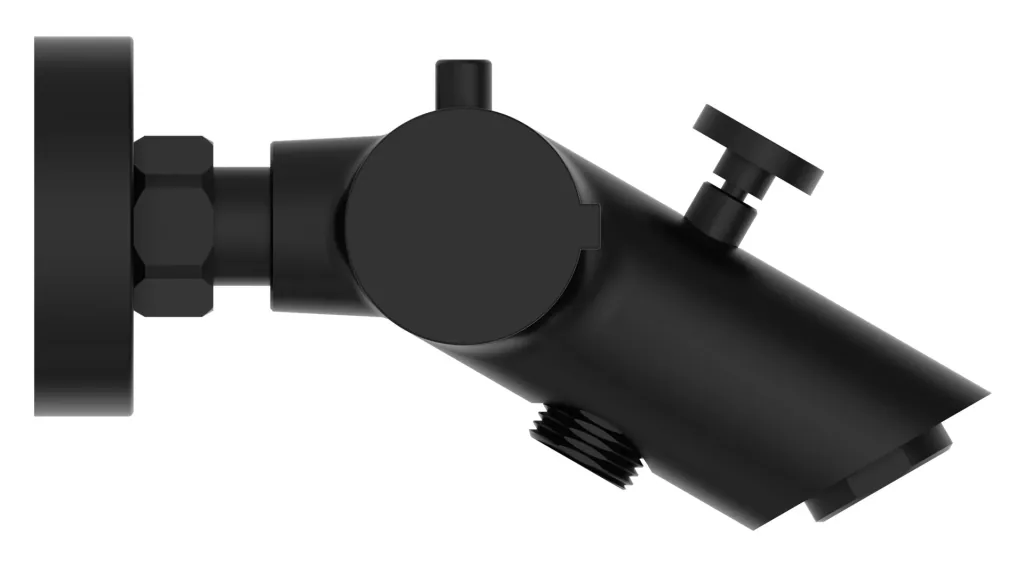 Thermostat Wannenfüllarmatur "LONDON", Schwarz matt