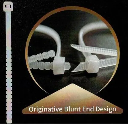 Kabelbinder zum Abdrehen "Twist Cable Ties", Weiß 200 x 4,6 mm
