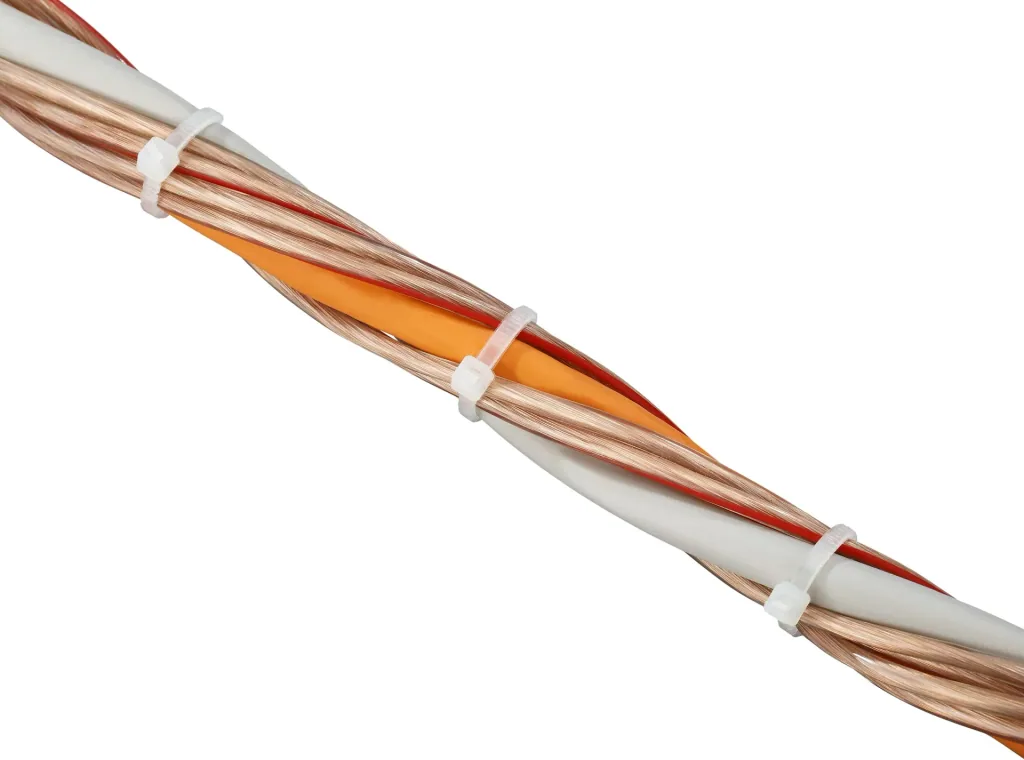 Kabelbinder zum Abdrehen "Twist Cable Ties", Weiß 200 x 4,6 mm