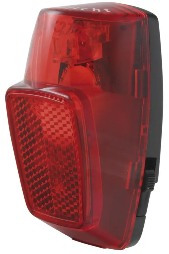 LED Fahrradrücklicht mit Standlichtfunktion für Schutzblechmontage