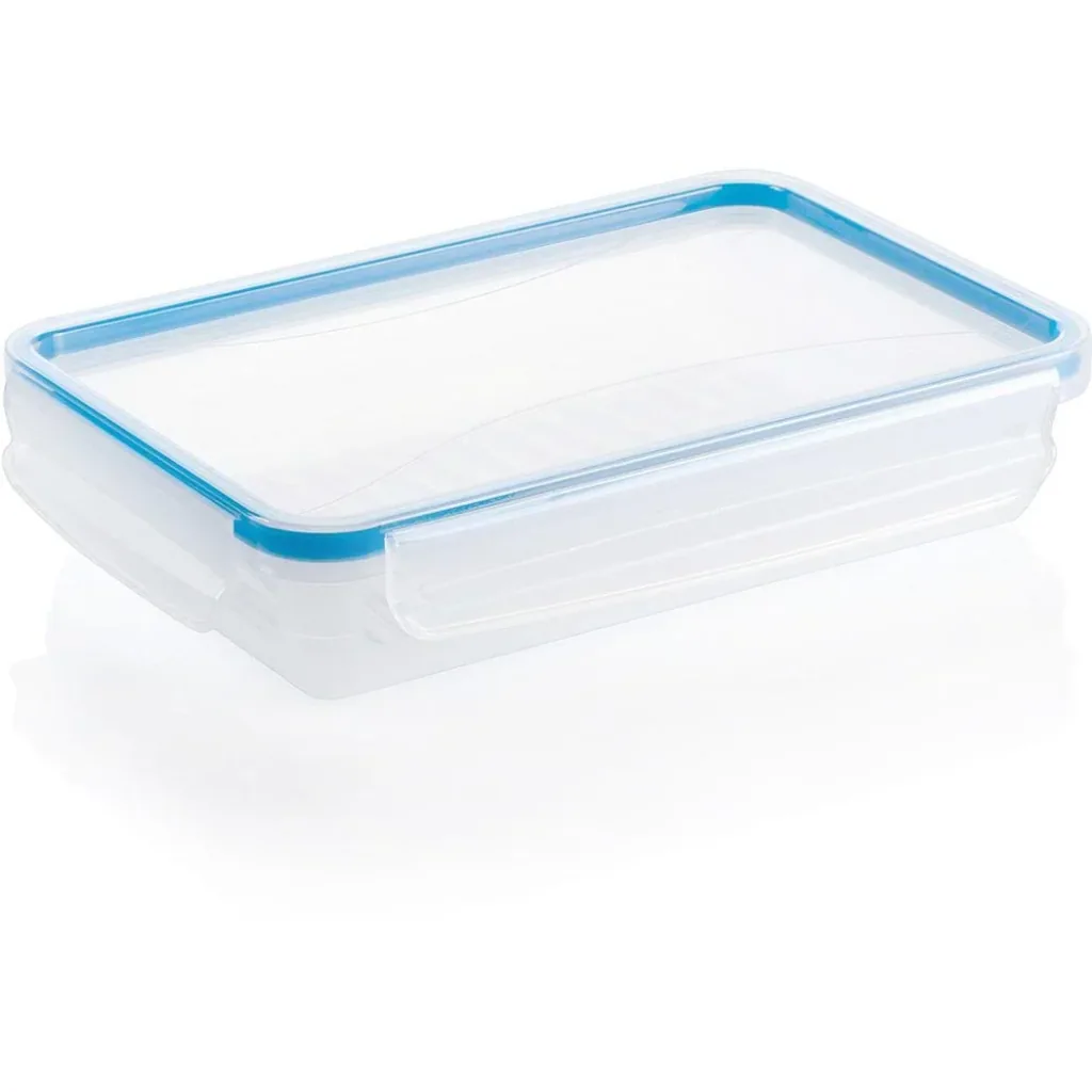 Mehrzer - Frische Schüssel 1 Liter - Niedrig - Click-en-Lock - Blau