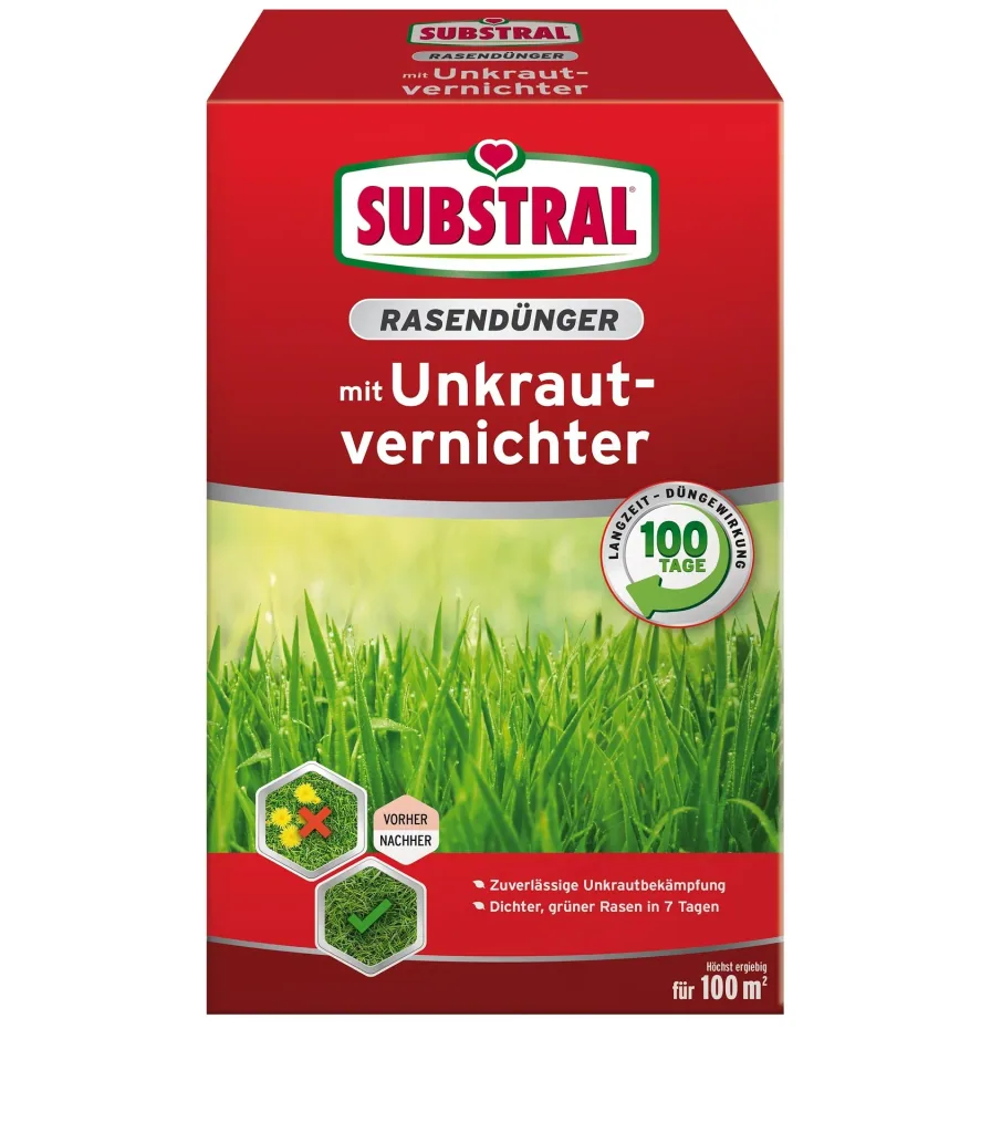 Rasendünger mit Unkrautvernichter 2 kg
