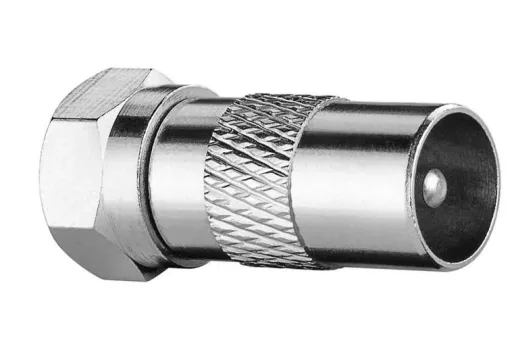 SAT-Adapter F-Stecker-Koax Stecker
