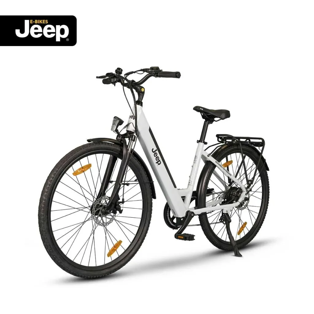 Unisex Trekking E-Bike, 28 Zoll, Rahmengröße 46 cm, 7-Gang Kettenschaltung, white, TLR 7021