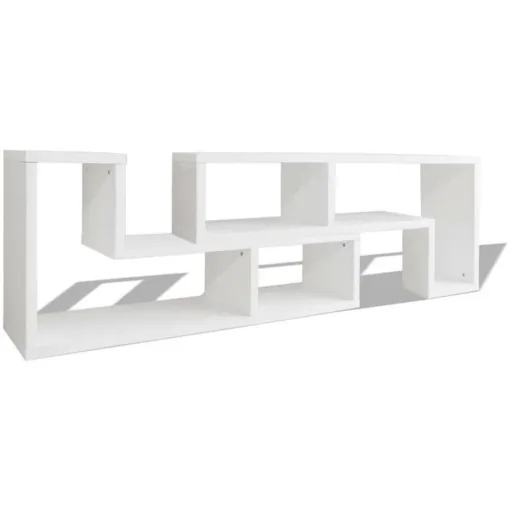 TV-Schrank doppelt L-förmig weiß