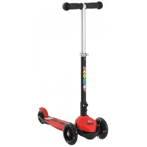 Tretroller Scooter Kinderroller 3 Räder Rot