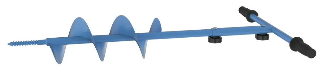 Handerdbohrer „GH 80-150“ 3in1, mit 3 Bohraufsätzen
