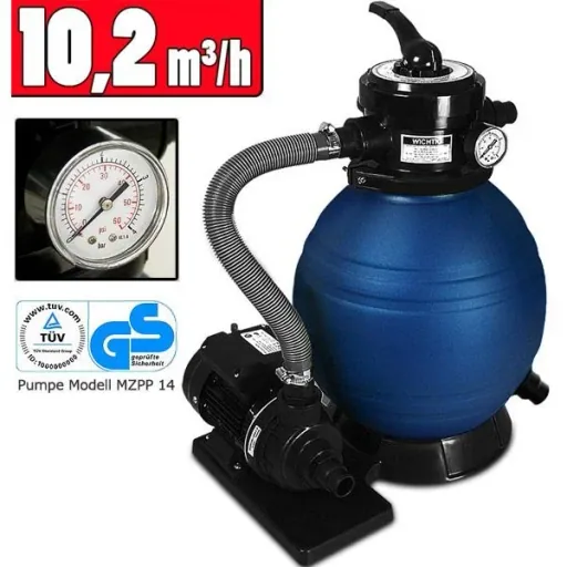 Sandfiltrationsanlage 10.200 l / h