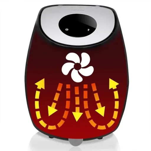 Friteuse 9 in 1 mit Touch-Display 3,6 Liter - Schwarz