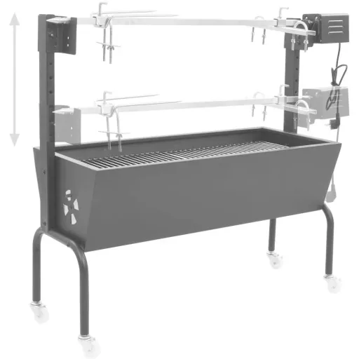 BBQ Rotisserie elektrisch Edelstahl