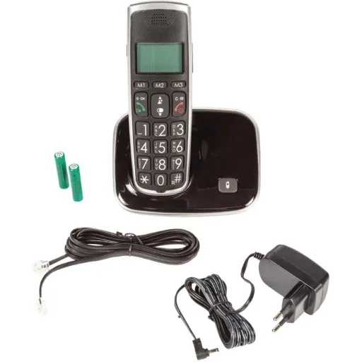 DECT-Telefon Schwarz/Silber