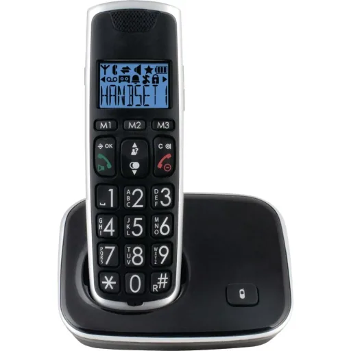 DECT-Telefon Schwarz/Silber