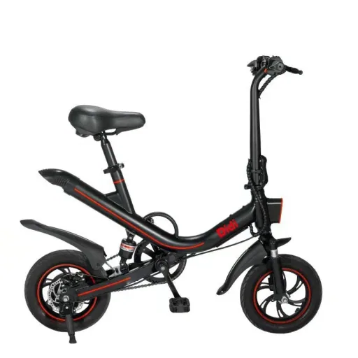 Unisex Mini-E-Faltrad, 12 Zoll, Automatikschaltung, schwarz, "Didi" Fun