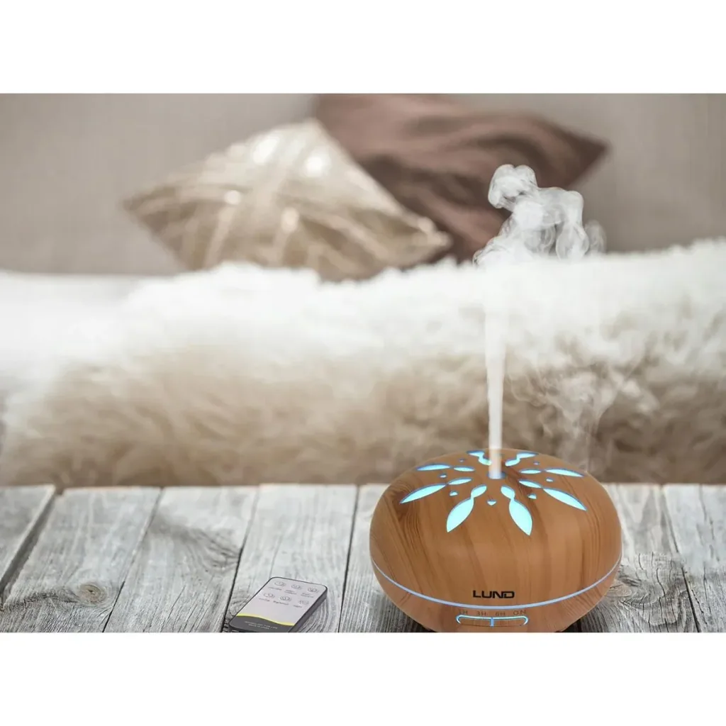 Luxuriöser Aroma-Diffusor mit Fernbedienung - 500 ml - 7 Lichtfarben