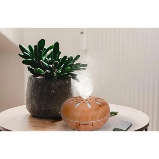 Luxuriöser Aroma-Diffusor mit Fernbedienung - 500 ml - 7 Lichtfarben