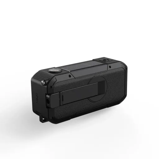 Notfall Outdoor Solarkurbelradio mit SOS Taschenlampe, UKW, Bluetooth, Akku
