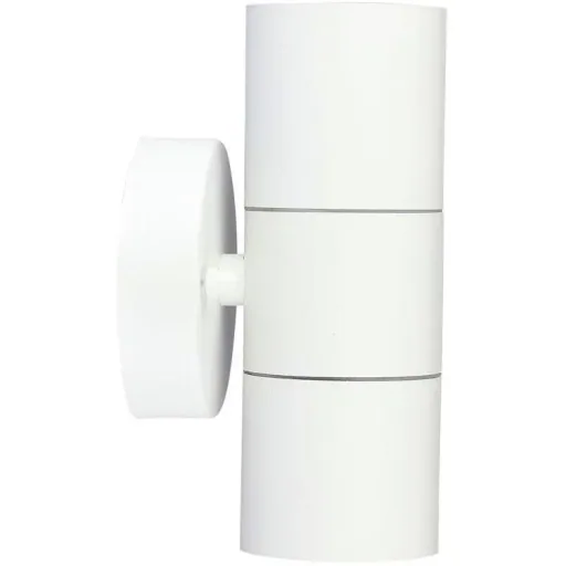 VT-7622 Wandleuchte für Außen Auf/Ab - GU10 - Edelstahl - Weiß - IP44
