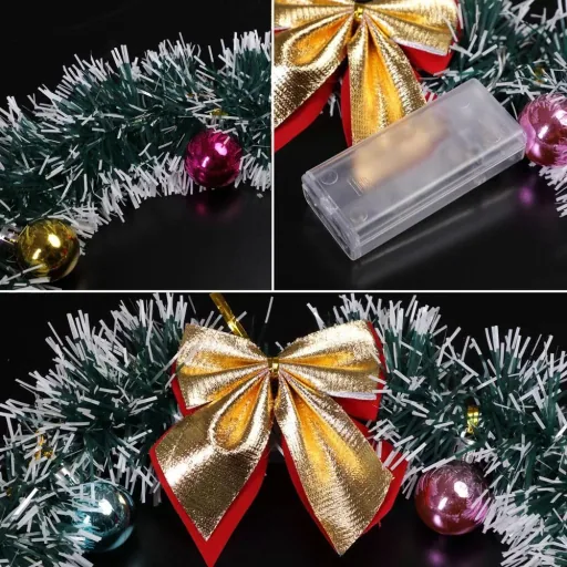 Weihnachtskranz - LED - Gold Ø32cm