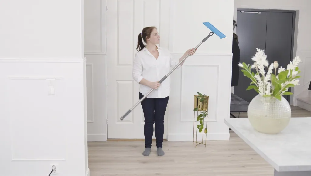Fensterwischer-Aufsatz mit Mikrofaser-Mopp