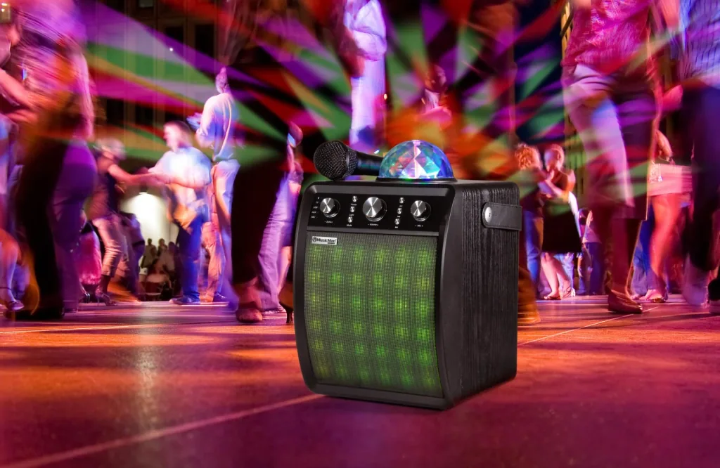 Disco Lautsprecher mit Mikrofon