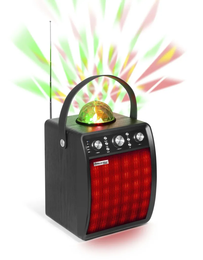Disco Lautsprecher mit Mikrofon